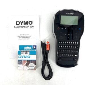 DYMO LabelManager 280 Rechargeable Label Maker with USB Cable and Starter Tape